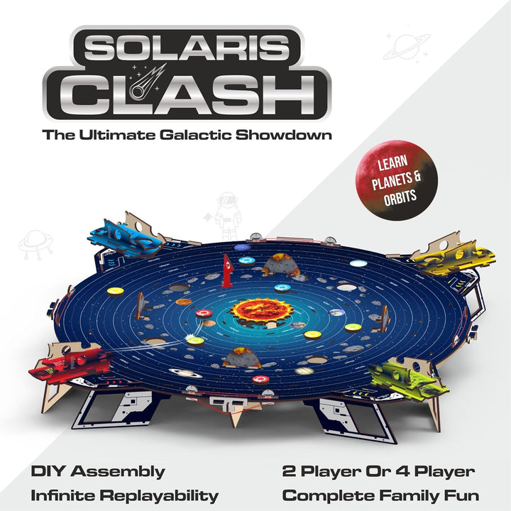 Webby DIY Wooden Multiplayer Solarish Clash Game