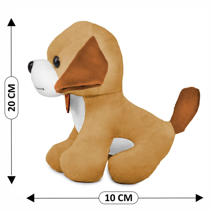 Webby Soft Animal Plush Standing Dog Toy 20cm