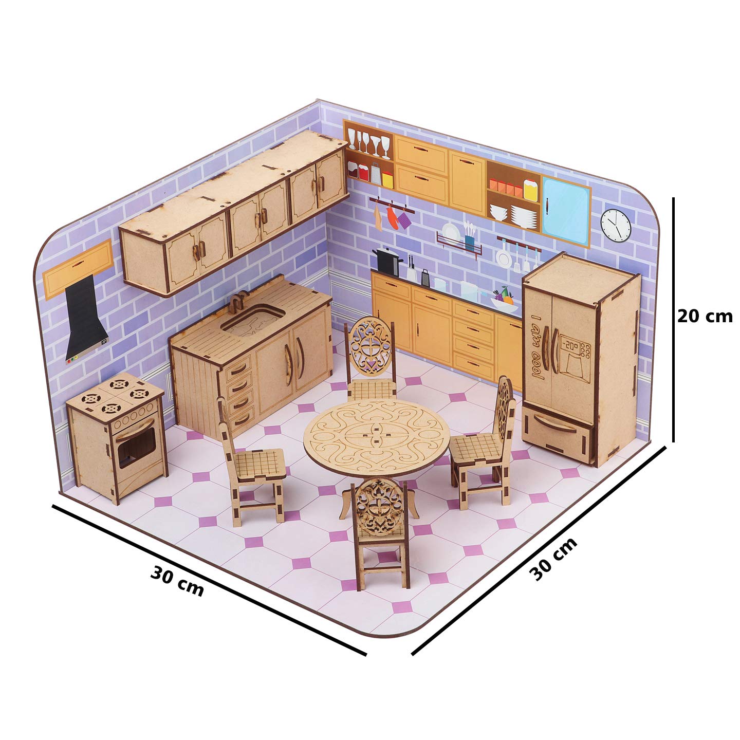 Dollhouses best sale with furniture