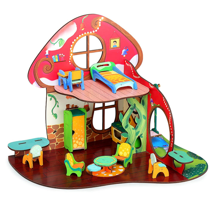 Webby Shroomy Land A Mystical World Wooden Doll House