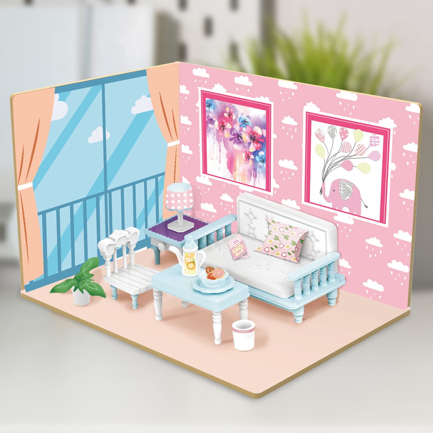 Diy mini doll clearance house