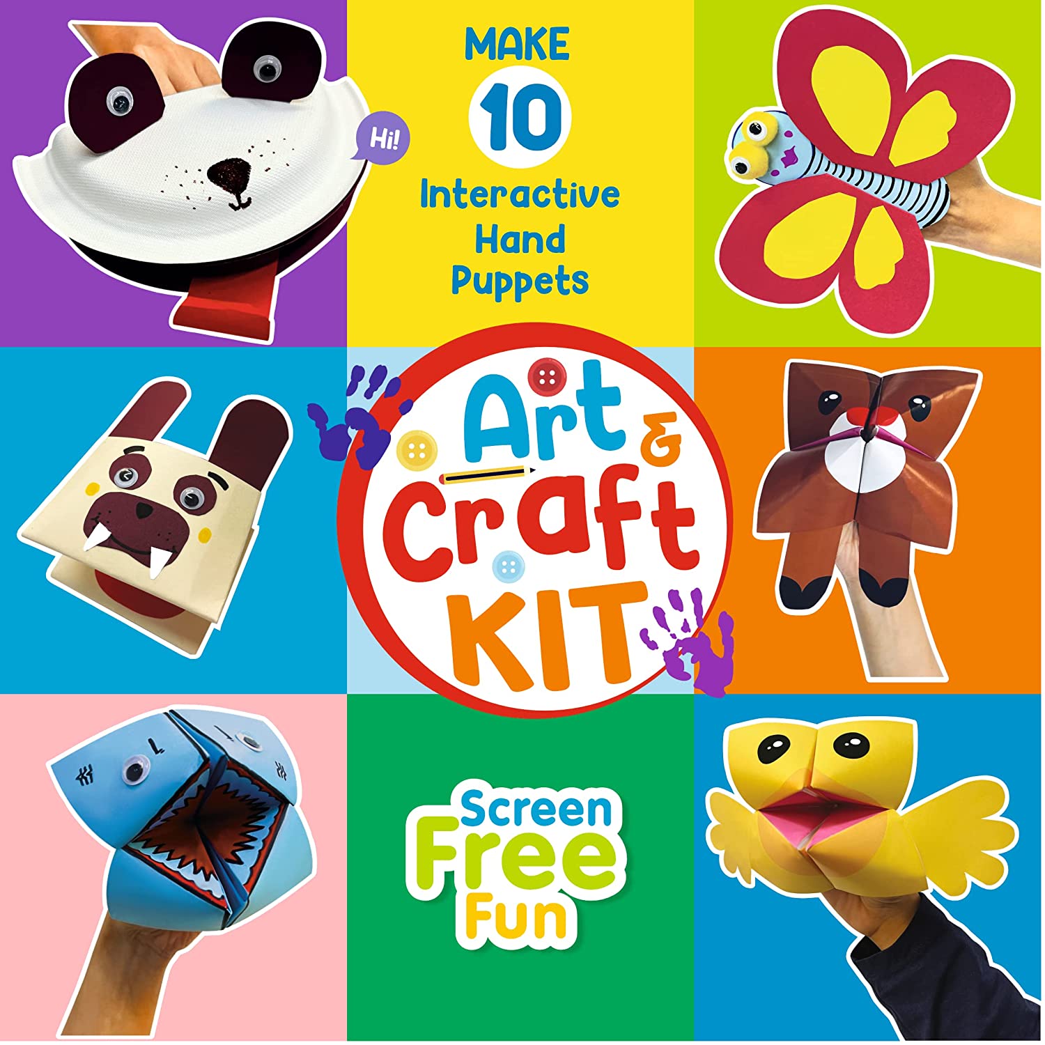 Webby DIY Art and Craft Hand Puppet Activity Kit – Webby Toys