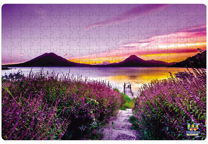 Webby Lavender Farms Jigsaw Puzzle, 252 pieces