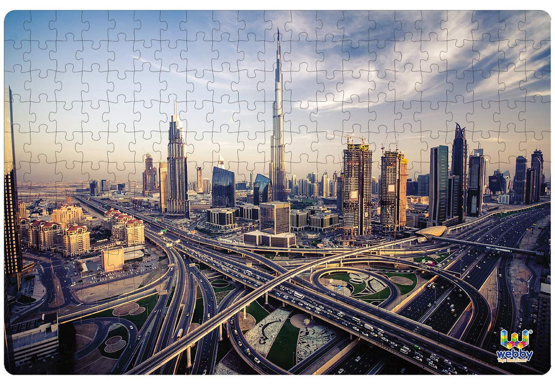 Webby Dubai Skyline Jigsaw Puzzle, 252 pieces