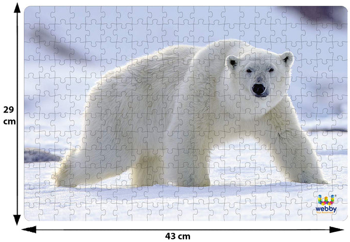 Webby The Polar Bear Jigsaw Puzzle, 252 pieces