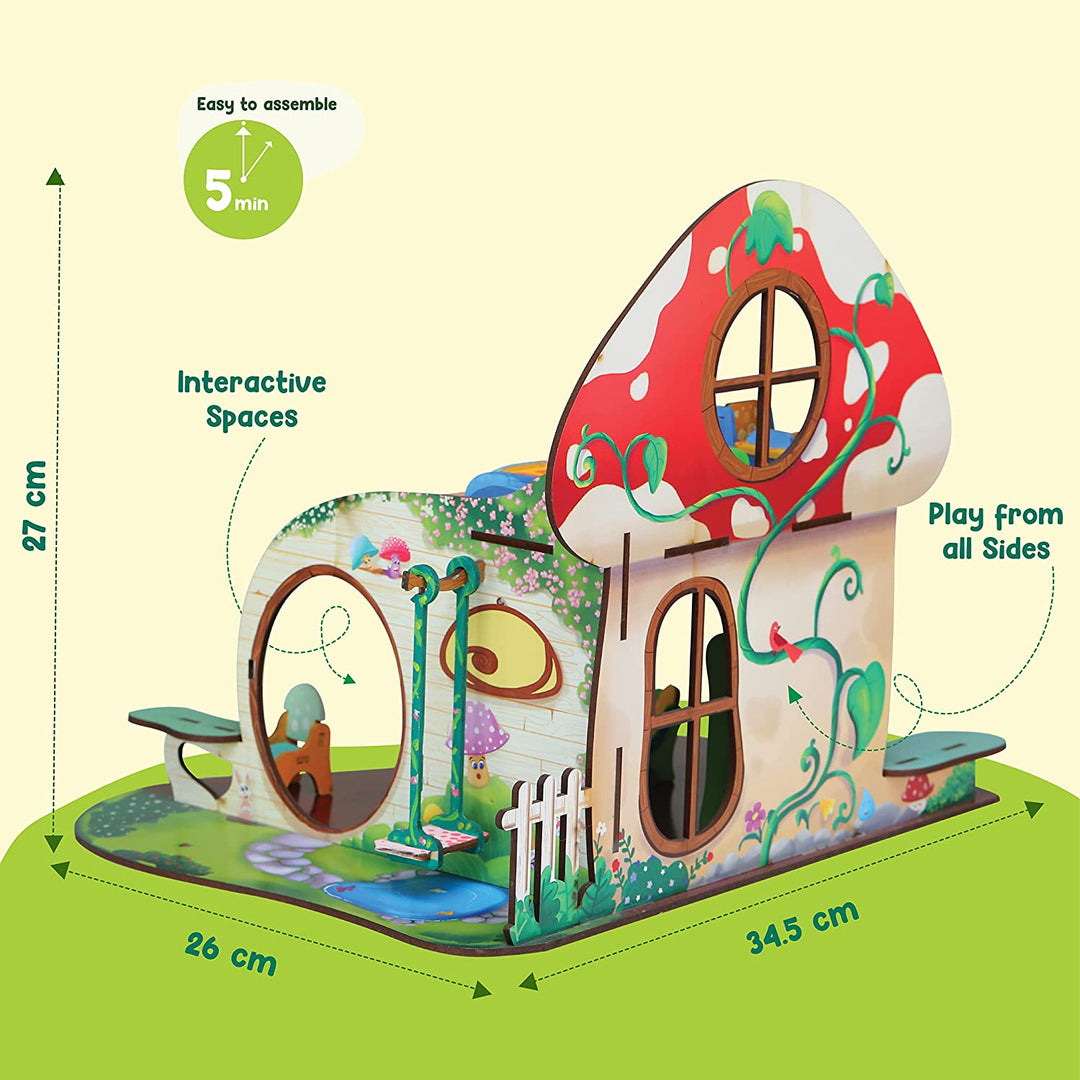 Webby Shroomy Land A Mystical World Wooden Doll House