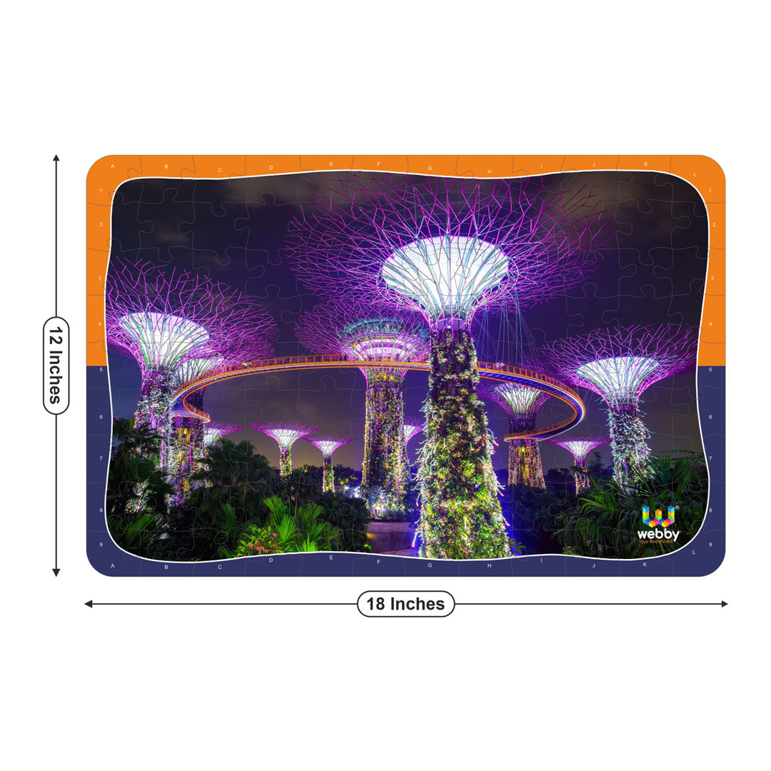 Webby Gardens by The Bay Wooden Jigsaw Puzzle, 108 Pieces