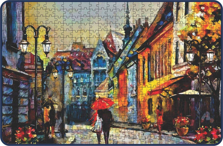 Webby The Street in Hungary Wooden Jigsaw Puzzle, 500 pieces