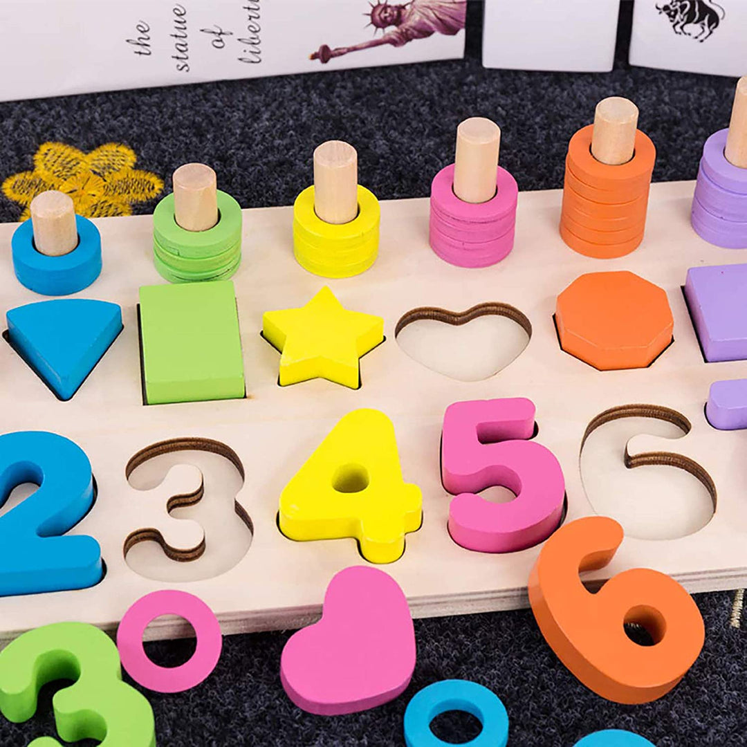 Webby Wooden Capital Alphabets Letters Learning Educational Puzzle