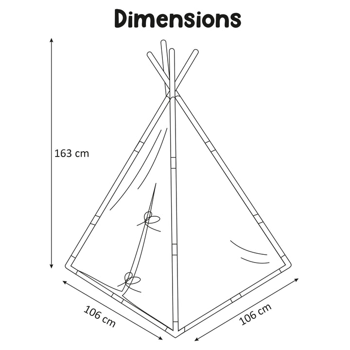 Webby Tee Pee Play Tent House