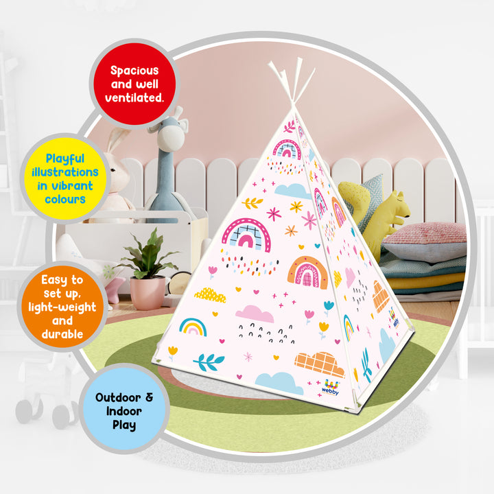 Webby Tee Pee Play Tent House