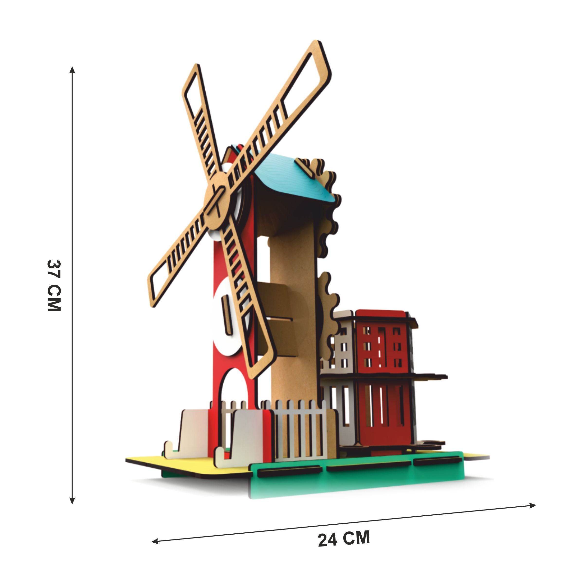 Wooden windmill clearance